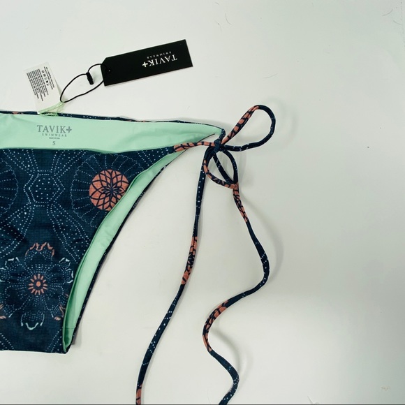 TAVIK Jax Tokota Floral String Bikini Bottom Small - Picture 6 of 13